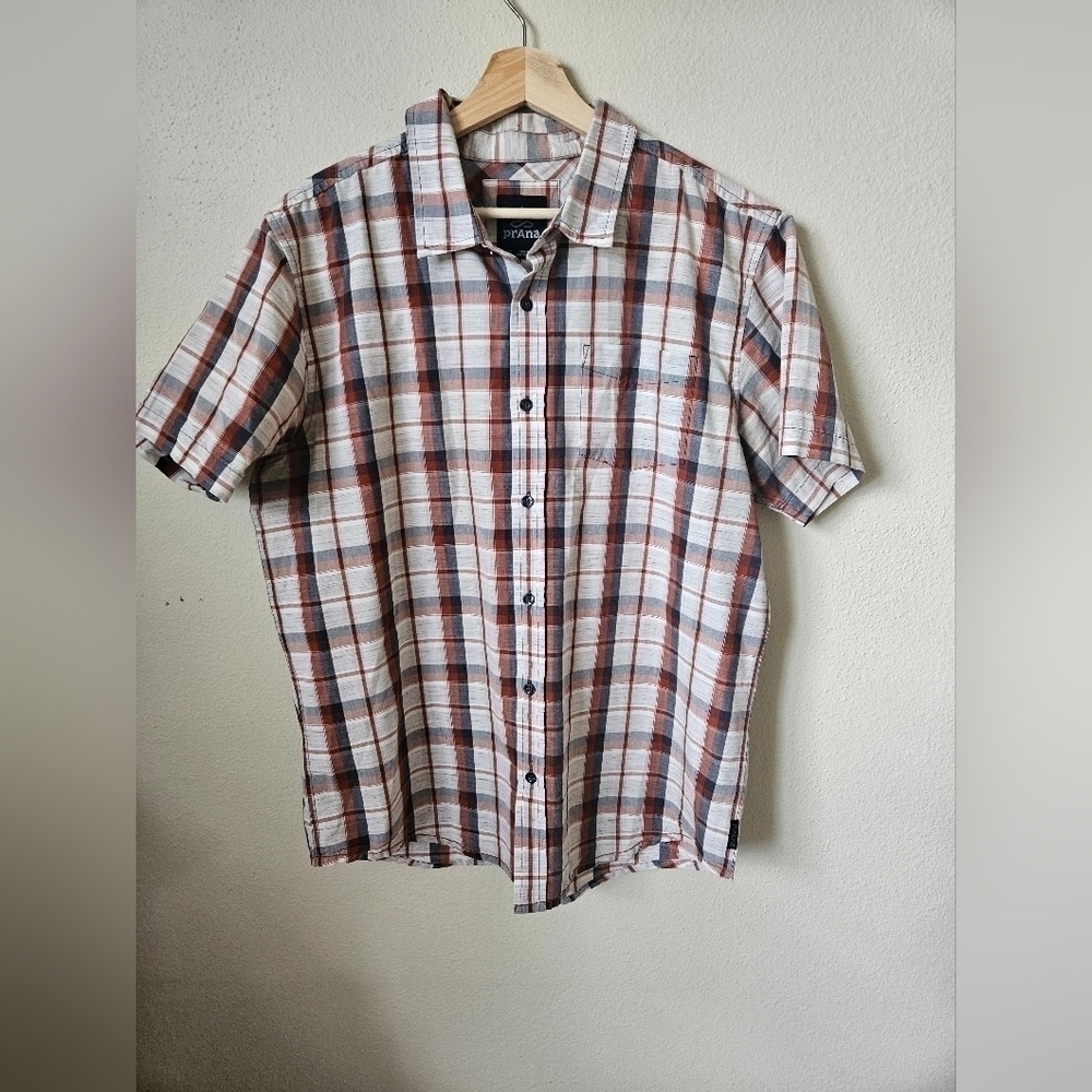 Mens prAna Buttondown Shirt L